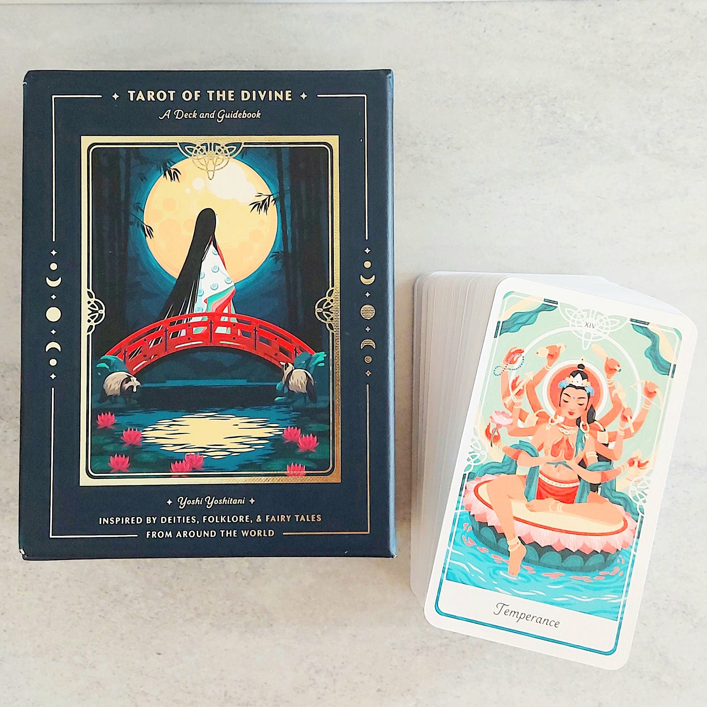 Tarot of the Divine : A Deck and Guidebook Inspired by Deities, Folklore, and Fairy Tales from Around the World: Tarot Cards by Yoshi Yoshitani • Epilogue Books Chocolate Brews